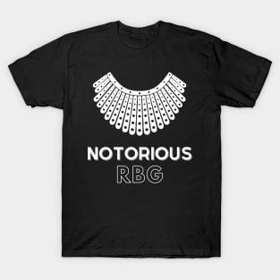 Notorious RBG with dissent collar T-Shirt